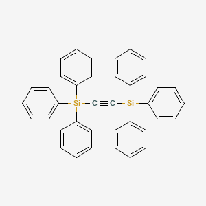 Chemical structure of 1,2-Bis(triphenylsilyl)ethyne