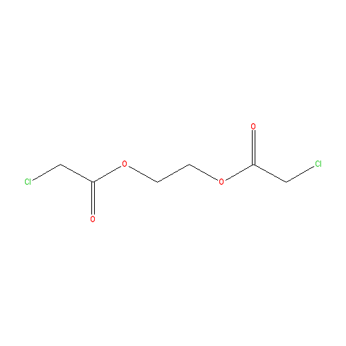 Chemical structure of 1,2-Bis(chloroacetoxy)ethane