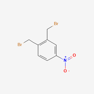 Chemical structure of 1,2-Bis(bromomethyl)-4-nitrobenzene