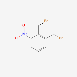 Chemical structure of 1,2-Bis(bromomethyl)-3-nitrobenzene