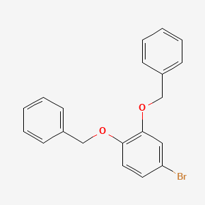 Chemical structure of 1,2-Bis(benzyloxy)-4-bromobenzene