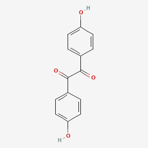Chemical structure of 4,4'-Dihydroxybenzil