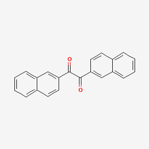 Chemical structure of 1,2-bis(2-naphthyl)ethan-1,2-dione