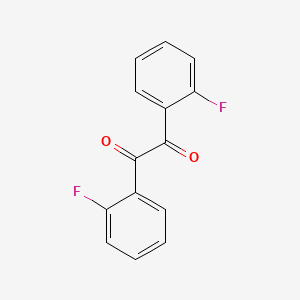Chemical structure of 1,2-Bis(2-fluorophenyl)ethane-1,2-dione