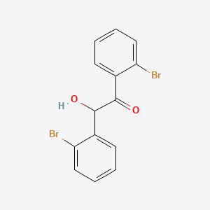 Chemical structure of 1,2-bis(2-bromophenyl)-2-hydroxyethanone