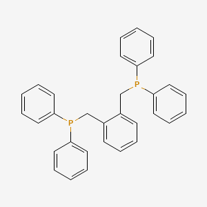 Chemical structure of 1,2-Bis(diphenylphosphinomethyl)benzene
