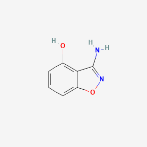 Chemical structure of 3-Aminobenzo[d]isoxazol-4-ol