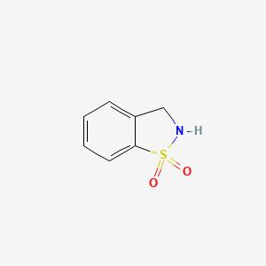 Chemical structure of 1,2-Benzoisothiazoline 1,1-dioxide