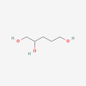 Chemical structure of 1,2,5-Pentanetriol