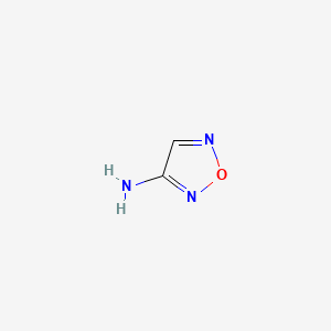 Chemical structure of 1,2,5-Oxadiazol-3-amine