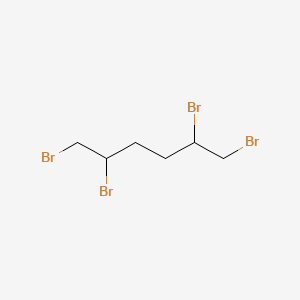 Chemical structure of 1,2,5,6-Tetrabromohexane