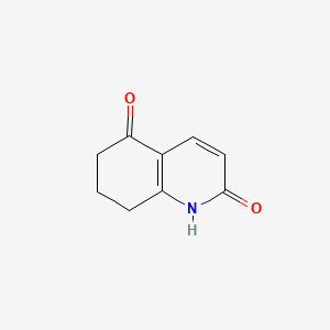 Chemical structure of 2-Hydroxy-7,8-dihydro-5(6H)-quinolinone