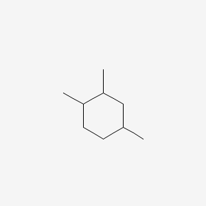 Chemical structure of 1,2,4-Trimethylcyclohexane