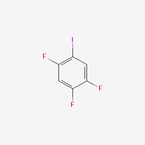 Chemical structure of 2,4,5-Trifluoroiodobenzene