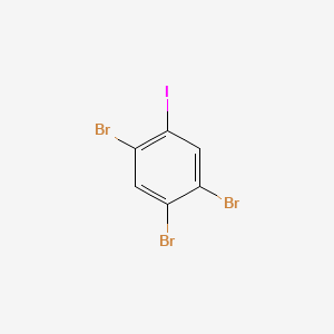 Chemical structure of 1,2,4-Tribromo-5-iodobenzene