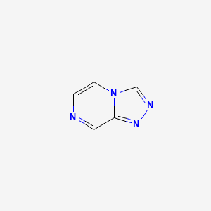 Chemical structure of 1,2,4-Triazolo[4,3-a]pyrazine