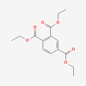 Chemical structure of 1,2,4-Benzenetris(carboxylic acid ethyl) ester