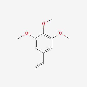 Chemical structure of 1,2,3-Trimethoxy-5-vinylbenzene