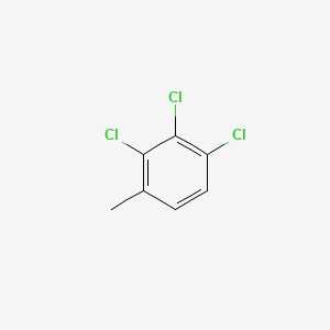 Chemical structure of 1,2,3-Trichloro-4-methylbenzene
