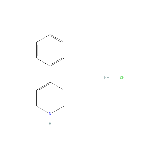 Chemical structure of 1,2,3,6-Tetrahydro-4-phenylpyridine Hydrochloride