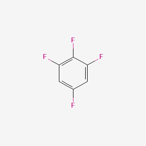 Chemical structure of 1,2,3,5-Tetrafluorobenzene
