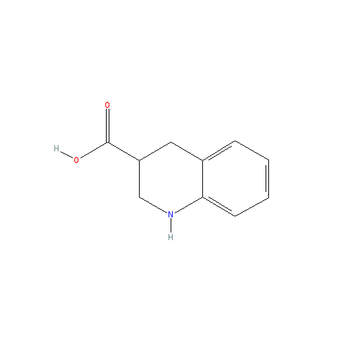 Chemical structure of 1,2,3,4-Tetrahydroquinoline-3-carboxylic acid hydrochloride