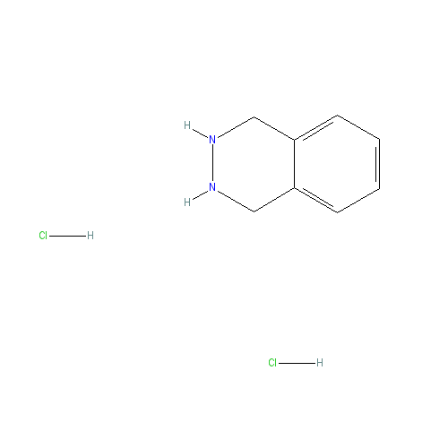 Chemical structure of 1,2,3,4-Tetrahydrophthalazine Dihydrochloride