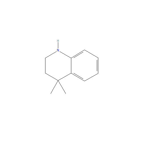 Chemical structure of 1,2,3,4-Tetrahydro-4,4-Dimethylquinoline Hydrochloride