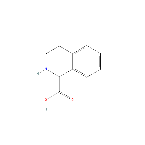 Chemical structure of 1,2,3,4-Tetrahydroisoquinoline carboxylic acid