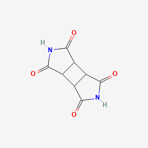 Chemical structure of 1,2,3,4-Cyclobutanetetracarboxdiimide