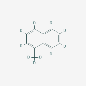 Chemical structure of 8-(Methyl-d3)naphthalene-1,2,3,4,5,6,7-d7