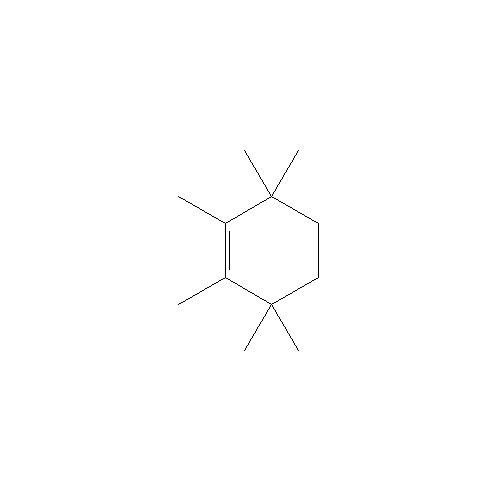 Chemical structure of 1,2,3,3,6,6-Hexamethyl-1-cyclohexene