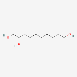 Chemical structure of 1,2,10-Decanetriol