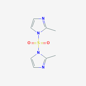Chemical structure of 1,1'-Sulfonylbis(2-methyl-1H-imidazole)