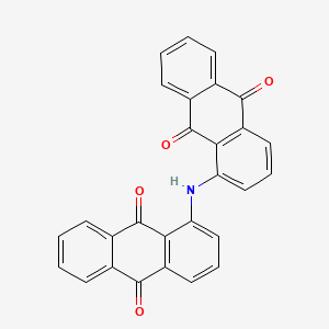 Chemical structure of Anthrimide