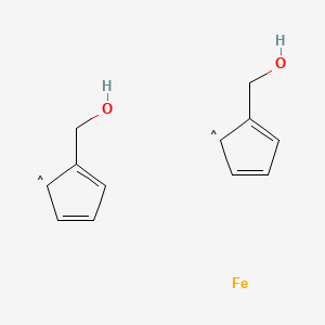 Chemical structure of 1,1'-Ferrocenedimethanol