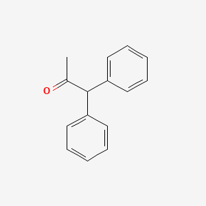 Chemical structure of 1,1-Diphenylacetone
