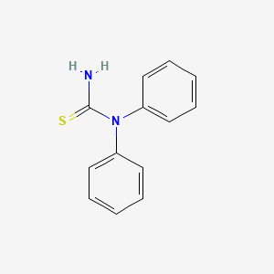 Chemical structure of 1,1-Diphenyl-2-thiourea