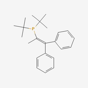 Chemical structure of 1,1-Diphenyl-2-(Di-Tert-Butylphosphino)Propene