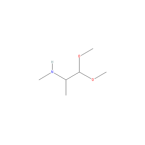 Chemical structure of 1,1-Dimethoxy-N-methylpropan-2-amine