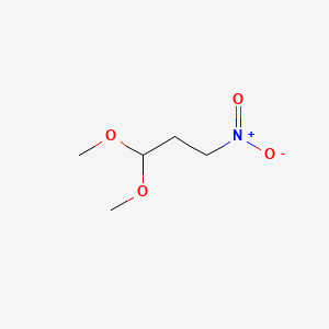 Chemical structure of 1,1-dimethoxy-3-nitropropane