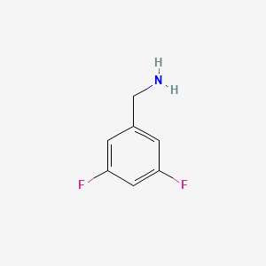 Chemical structure of 1,1-difluorospiro[2.3]hexane-5-carbonitrile