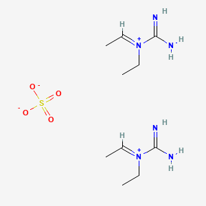 Chemical structure of 1,1-Diethylguanidine Sulfate