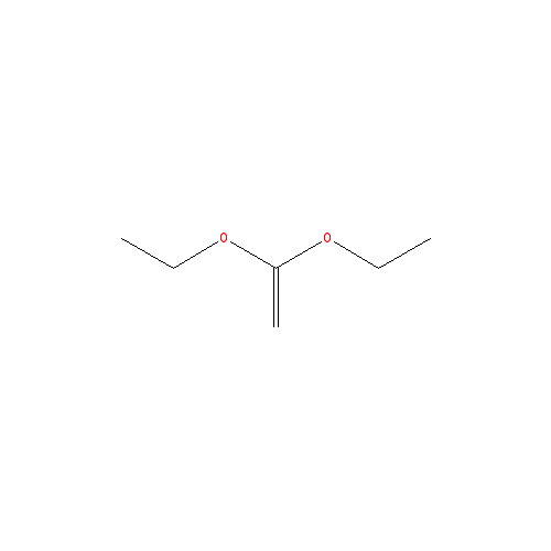 Chemical structure of 1,1-diethoxyethene