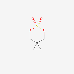 Chemical structure of 1,1-Cyclopropanedimethanol cyclic sulfite