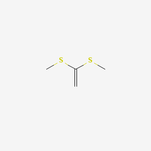Chemical structure of 1,1-(Dimethylthio)ethene