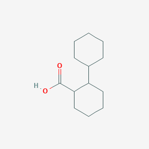 Chemical structure of 1,1'-Bi(cyclohexyl)-2-carboxylic acid