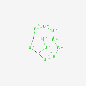 Chemical structure of 1,12-DICARBADODECABORANE(12)