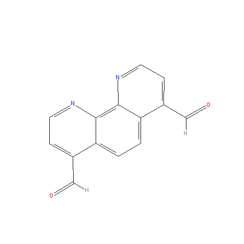 Chemical structure of 1,10-Phenanthroline-4,7-dicarbaldehyde
