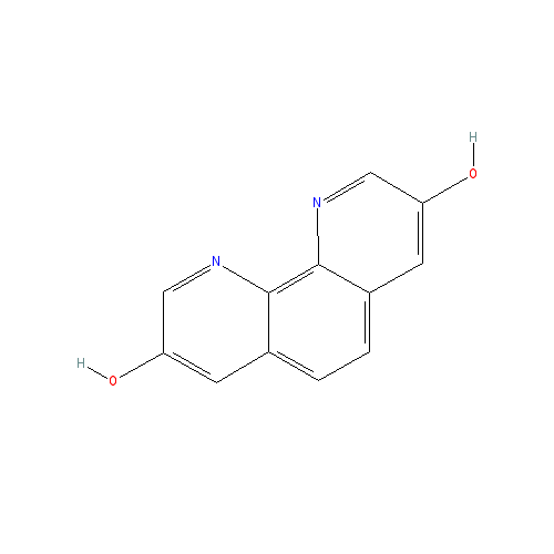 Chemical structure of 1,10-Phenanthroline-3,8-diol